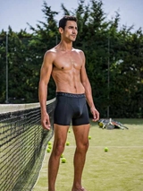 Muchachomalo Solid  noir sport boxer