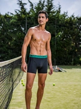 Muchachomalo Solid  noir sport boxer