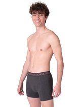 Muchachomalo Solid  noir boxer en coton