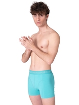 Muchachomalo Solid  bleu boxer en coton