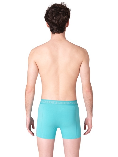 Muchachomalo Solid  bleu boxer en coton