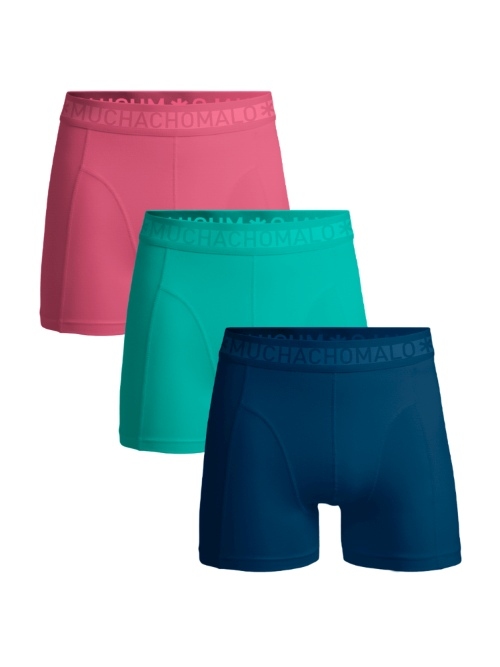 Muchachomalo Solid  bleu boxer en coton