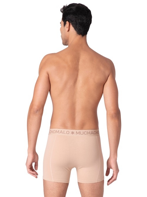 Muchachomalo Solid  beige boxer en coton