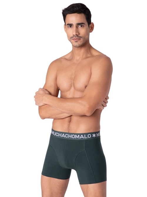 Muchachomalo Solid  vert boxer en coton