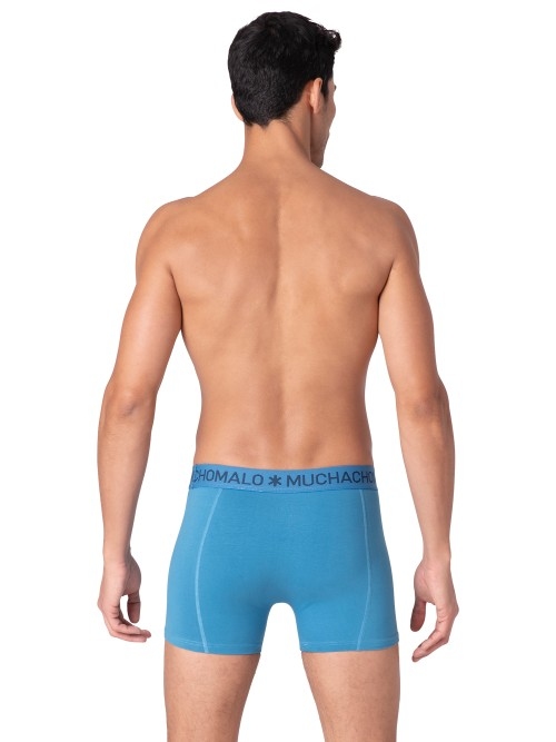 Muchachomalo Solid  bleu boxer en coton