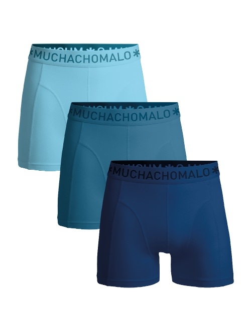 Muchachomalo Solid  bleu boxer en coton