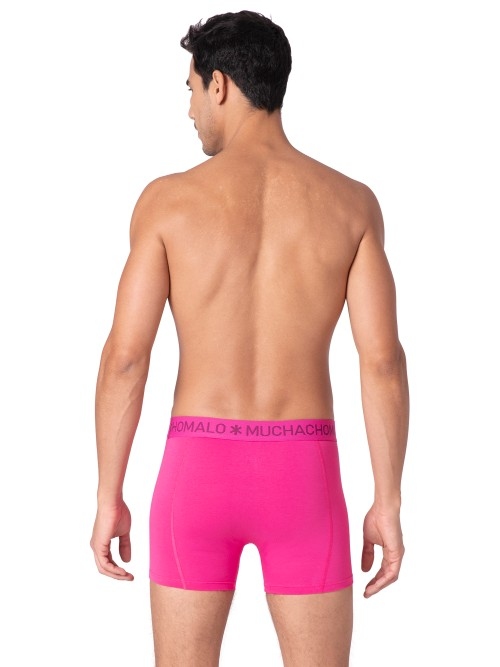 Muchachomalo Solid  noir boxer en coton