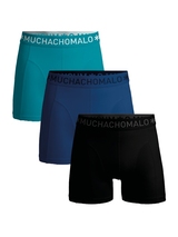 Muchachomalo Solid  noir boxer en coton