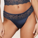 LingaDore Quotidien Basic bleu marine culotte string