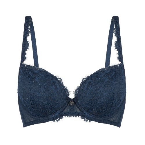 LingaDore Sparkling Blue bleu marine soutien-gorge push up