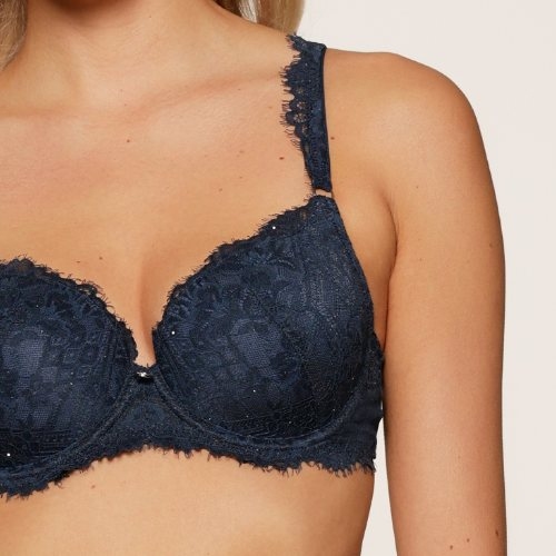 LingaDore Sparkling Blue bleu marine soutien-gorge rembourré