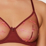 LingaDore Beautiful Bordeaux port soutien-gorge sans forme