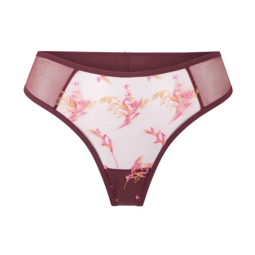 LingaDore Beautiful Bordeaux port culotte string