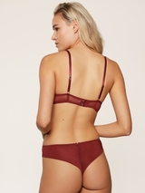 LingaDore Beautiful Bordeaux port culotte string
