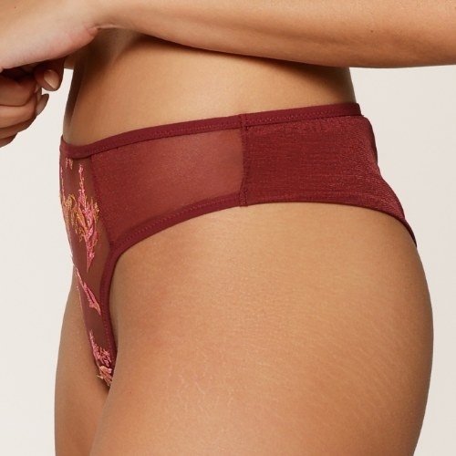LingaDore Beautiful Bordeaux port culotte string