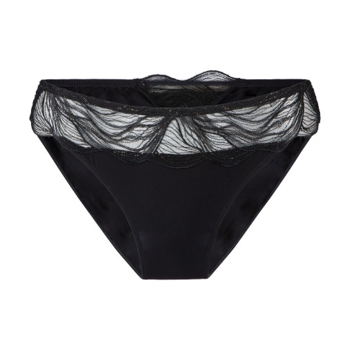 LingaDore Golden Glamour noir culotte string