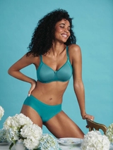 Rosa Faia Fleur vert soutien-gorge rembourré