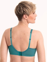 Rosa Faia Fleur vert soutien-gorge rembourré