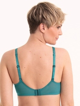 Rosa Faia Fleur vert soutien-gorge rembourré