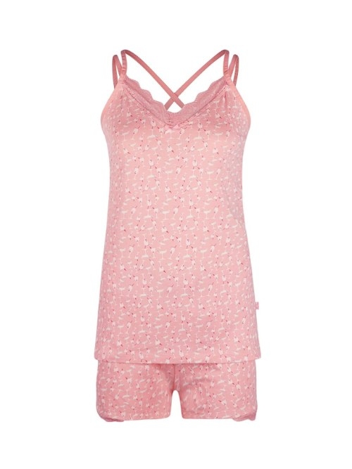 Charlie Choe Cocktail rose rose/print shortama