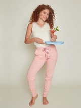 Charlie Choe Cocktail rose rose/print pantalon de pyjama
