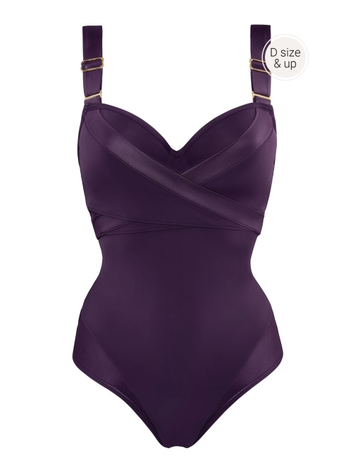 Maillots de bain Marlies Dekkers Cache Coeur violet maillot de bain