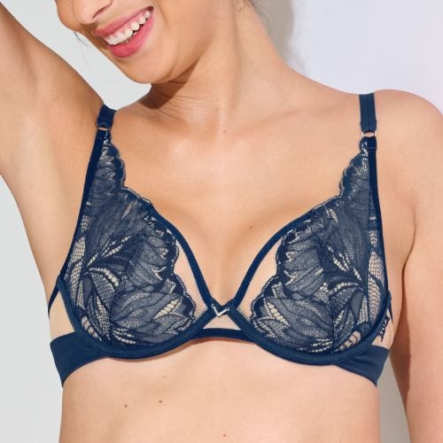 Lisca Charisma bleu marine soutien-gorge sans forme