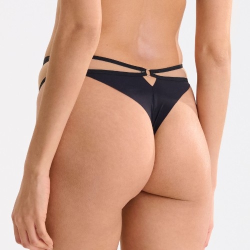 Lisca Charisma noir slip brésilien