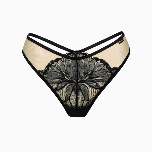 Lisca Charisma noir slip brésilien