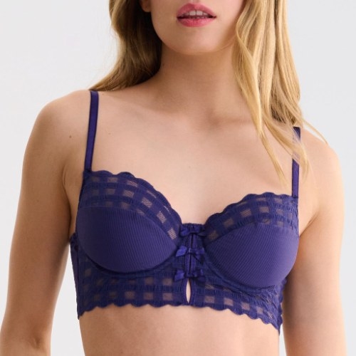 Lisca  violet soutien-gorge sans forme