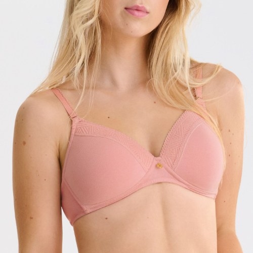 Lisca Ria rose soutien-gorge sans armatures en dentelle