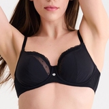 Lisca Ronia noir soutien-gorge sans forme