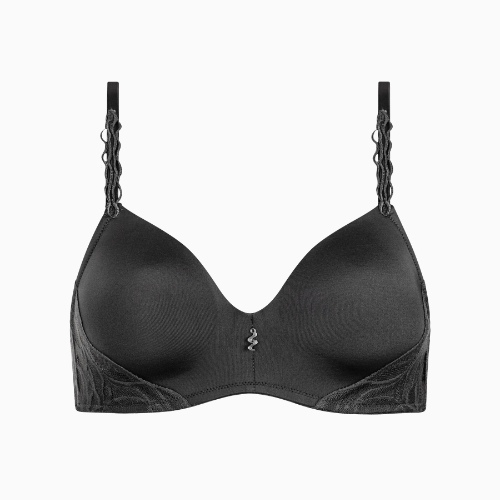 Lisca River anthracite soutien-gorge sans armatures en dentelle