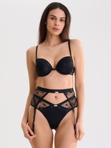 Lisca Passion noir culotte string