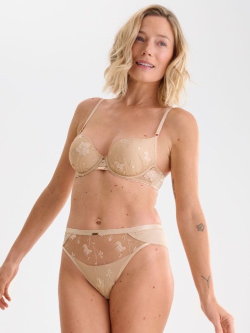Lisca Passion rose with gold soutien-gorge rembourré
