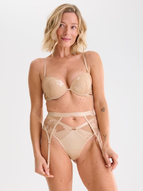 Lisca Passion rose with gold soutien-gorge push up