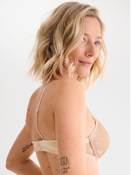 Lisca Passion rose with gold soutien-gorge push up