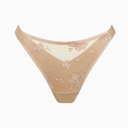 Lisca Passion rose with gold culotte string