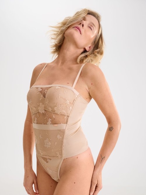 Lisca Passion rose with gold soutien-gorge rembourré