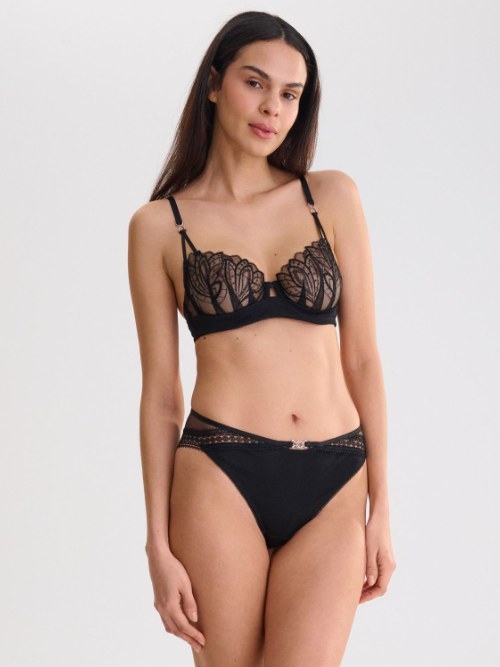 Lisca Adventure noir soutien-gorge sans forme