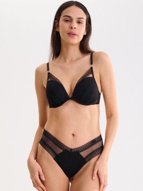 Lisca Adventure noir soutien-gorge push up
