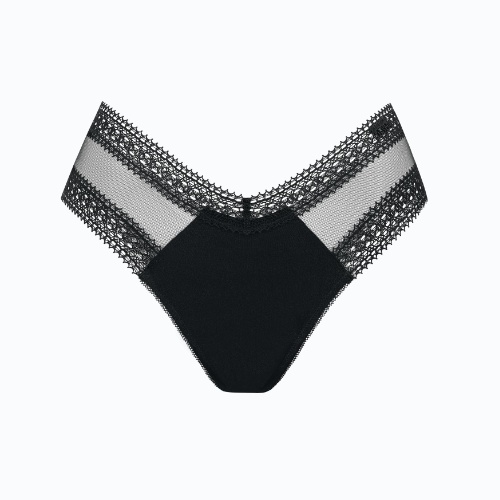 Lisca Adventure noir culotte string