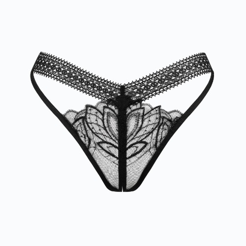 Lisca Adventure noir culotte string