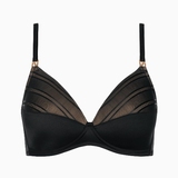 Lisca Princess noir soutien-gorge sans armatures en dentelle