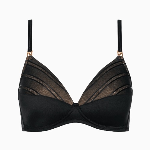 Lisca Princess noir soutien-gorge sans armatures en dentelle