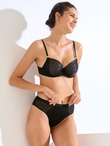Lisca Princess noir slip brésilien