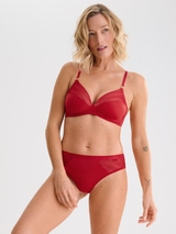 Lisca Princess rouge soutien-gorge sans armatures en dentelle