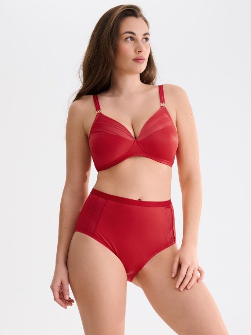 Lisca Princess rouge soutien-gorge sans armatures en dentelle