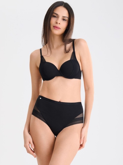 Lisca Fusion noir culotte string