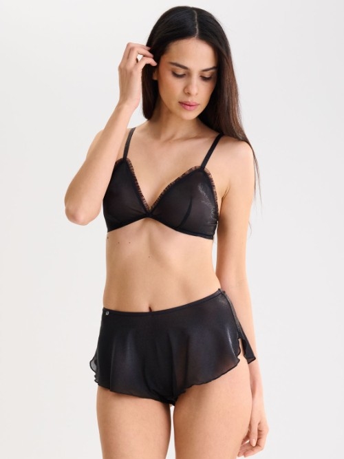 Lisca Shiny Star noir shortie